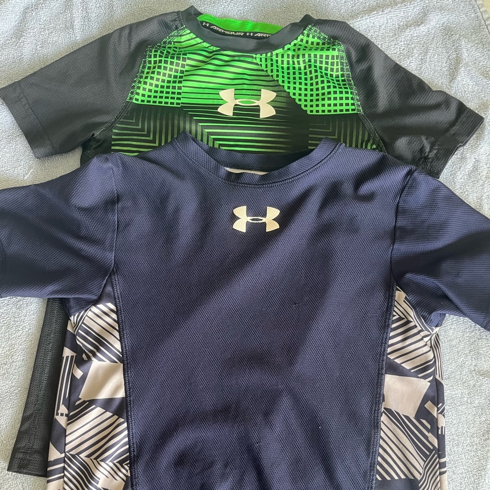 Bundle of 2 Boys Under Armour Shirts